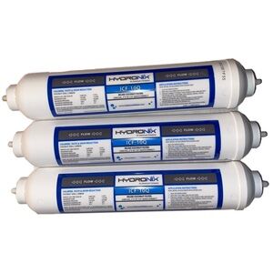 Hydronix ICF-10Q In-line Coconut Filter Reverse Osmosis 2000 Gallons 3PK